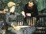 Edouard Manet In the Conservatory china oil painting reproduction